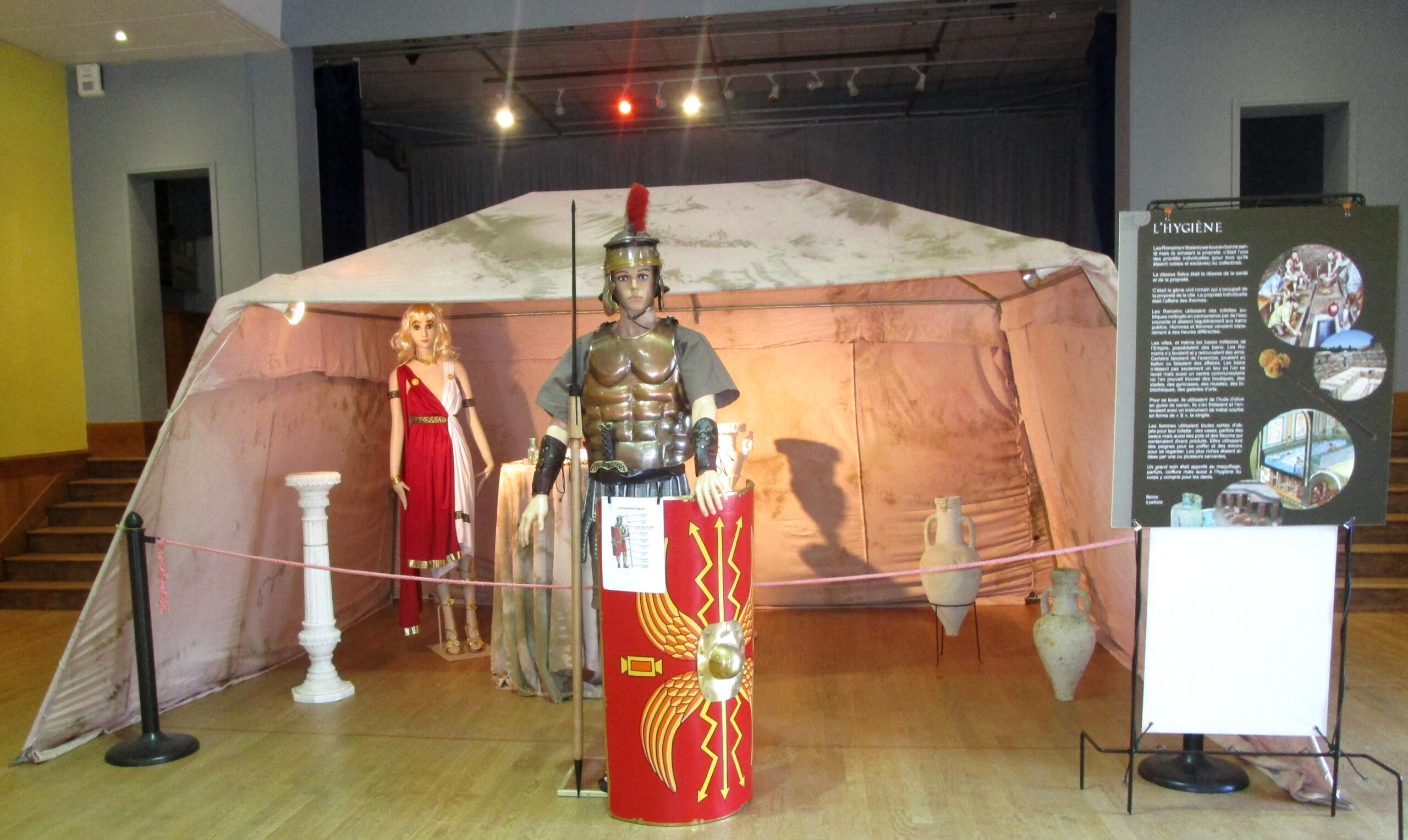 Campement de soldat romain