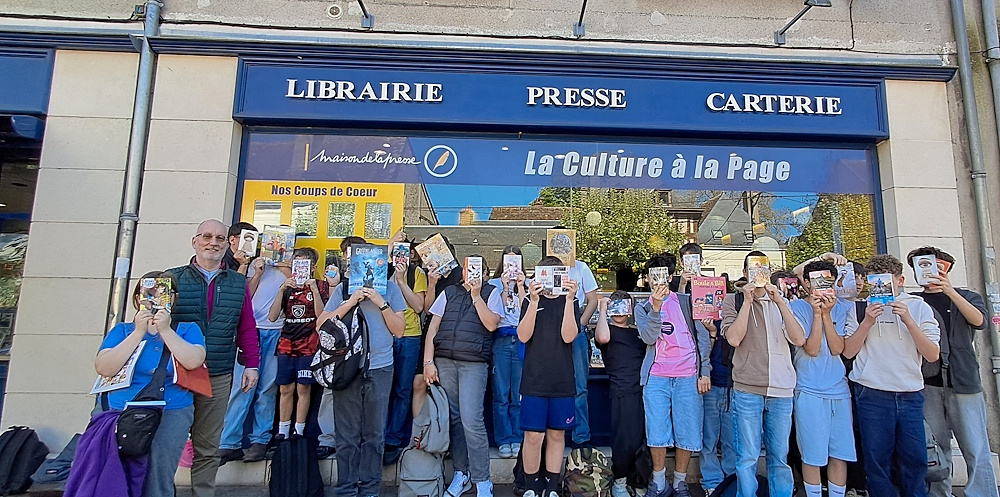 Montoire : Les élèves de 4e du Lycée agricole à la découverte du monde de la librairie