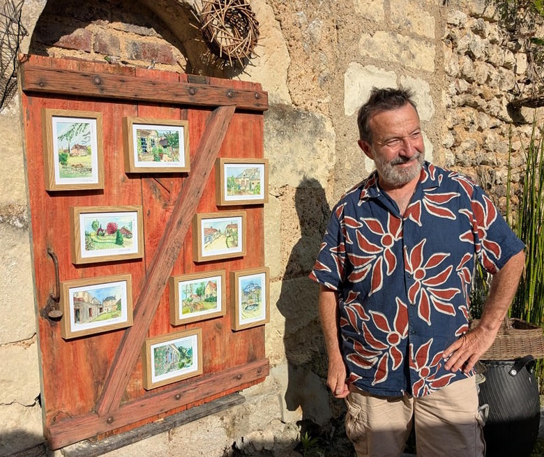 Couture-sur-Loir : Pour les Rendez-Vous, les Jardins pérennisent leur image sous forme de cartes postales